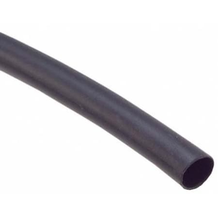 Heat Shrink Tube, Thin Wall, 2:1 I.D. Shrink Ratio, Black, 100 ft